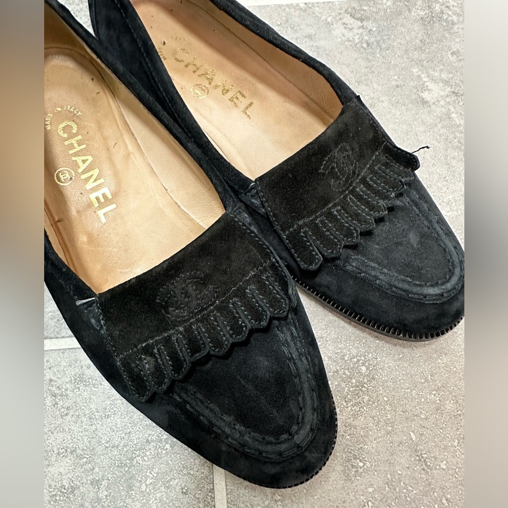 CHANEL Suede Loafers - Picture 6 of 6